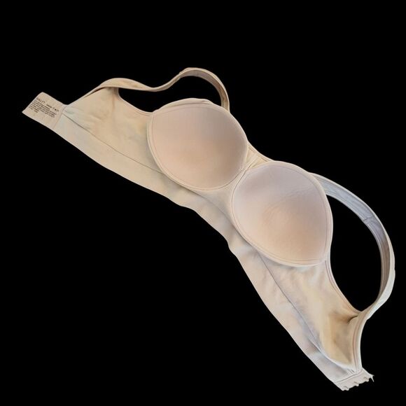 Bali Comfort Revolution Bra ComfortFlex Fit Seamless Shaping Wireless L Nude - Picture 8 of 12